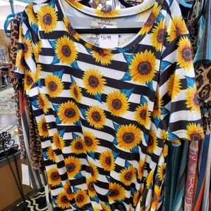 Sunflower Knot Top
